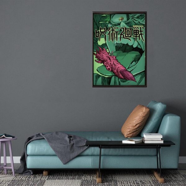 Anime Jujutsu Kaisen Posters Coated Paper Wall Art Painting Study Living Room Anime Activity Decoration Pictures 4 - OFFICIAL ®Jujutsu Kaisen Merch